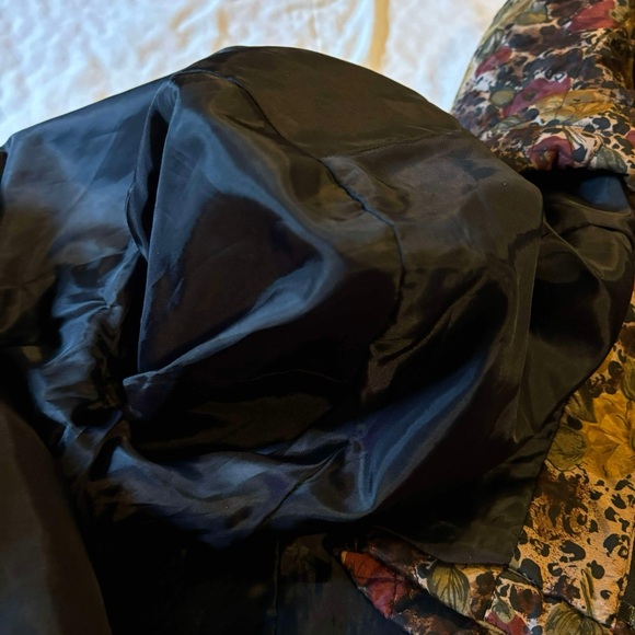 Quilted Zip Floral Print Long Sleeve Pockets Fully lined Women’s Jacket Sz M - Picture 8 of 9